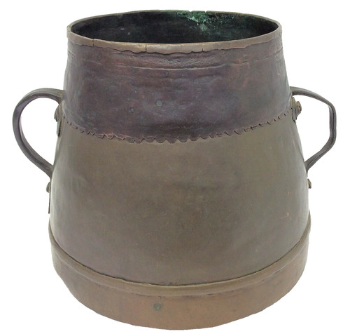 Antique copper hammered brass - copper,